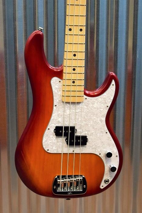 G&L Guitars USA LB-100 Cherryburst 4 String Bass & Case LB100 2016 #7873