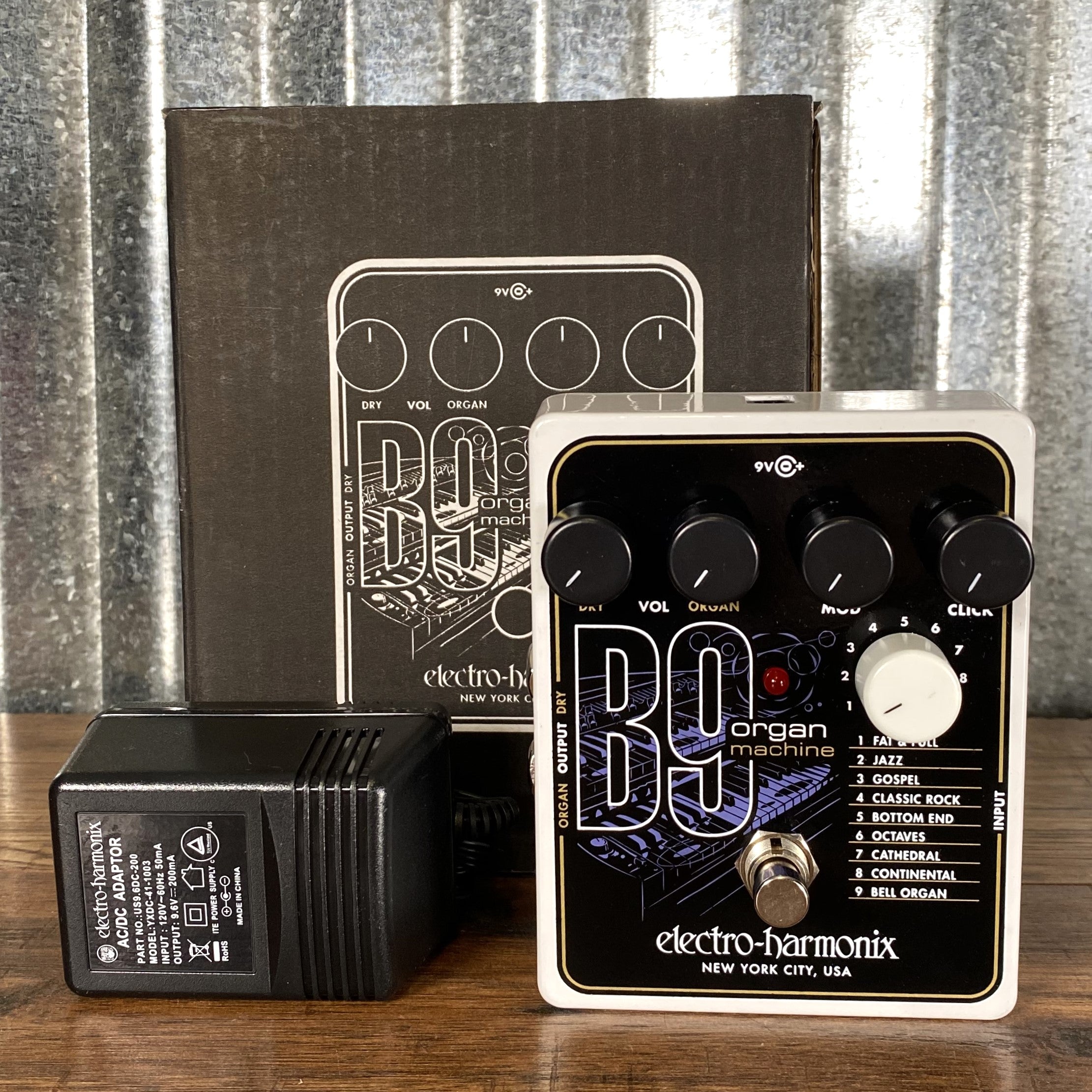 Electro-Harmonix EHX B9 Organ Machine Synth Guitar Effect Pedal – Specialty  Traders