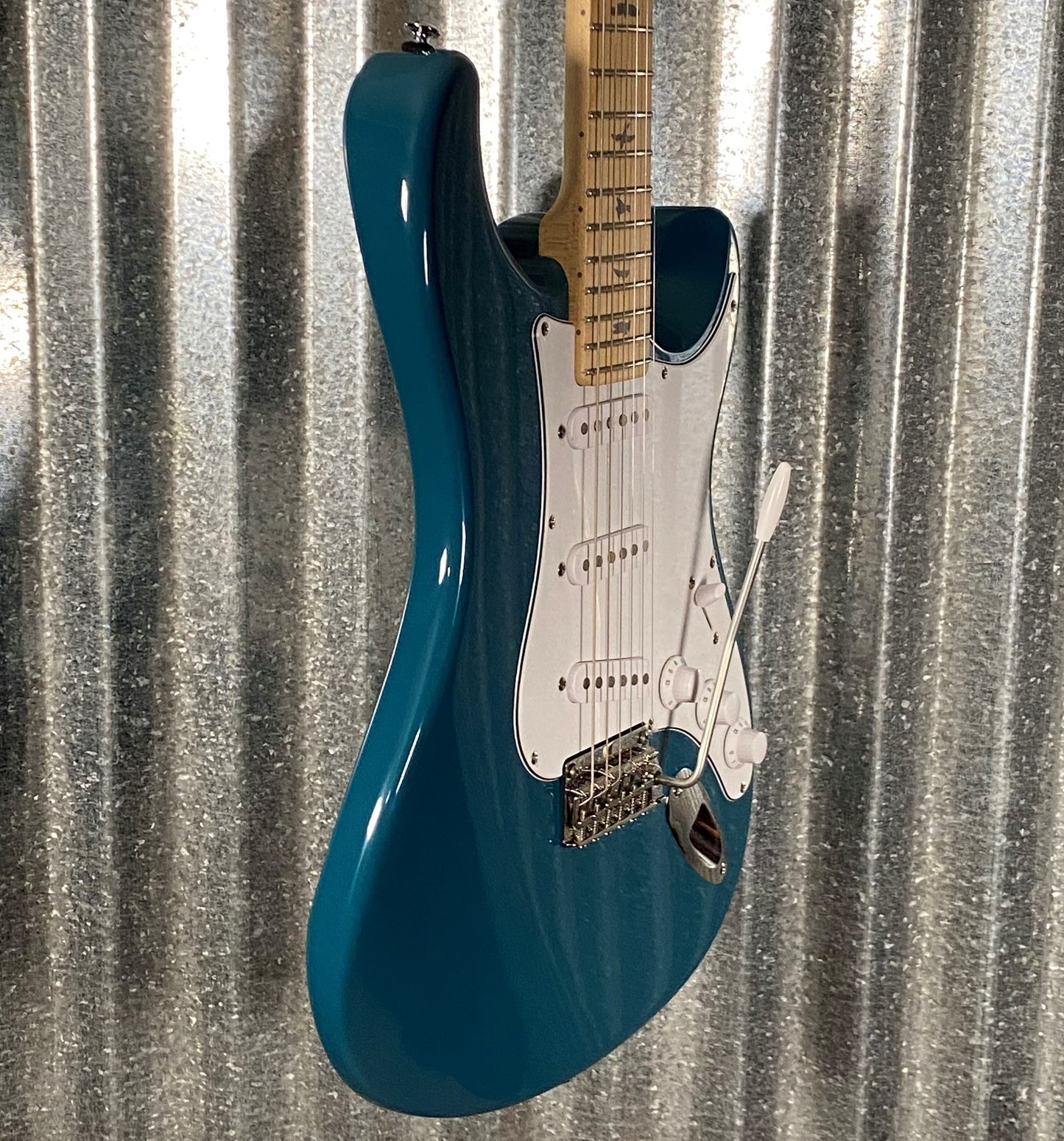 PRS Paul Reed Smith SE Silver Sky John Mayer Nylon Blue Maple Guitar & Bag #8061