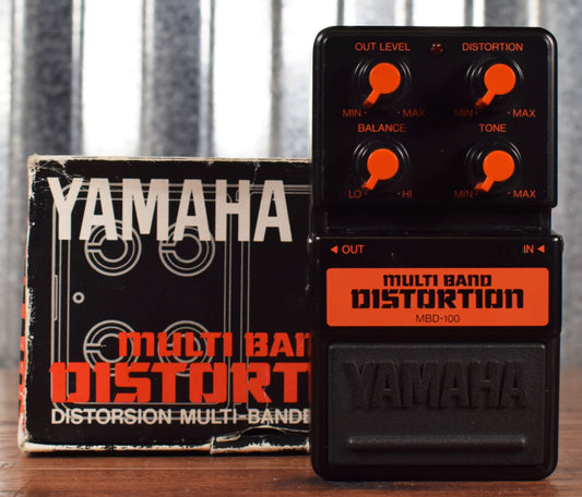 Yamaha MBD-100 Multiband Distortion Vintage MIJ Guitar Effect Pedal Used