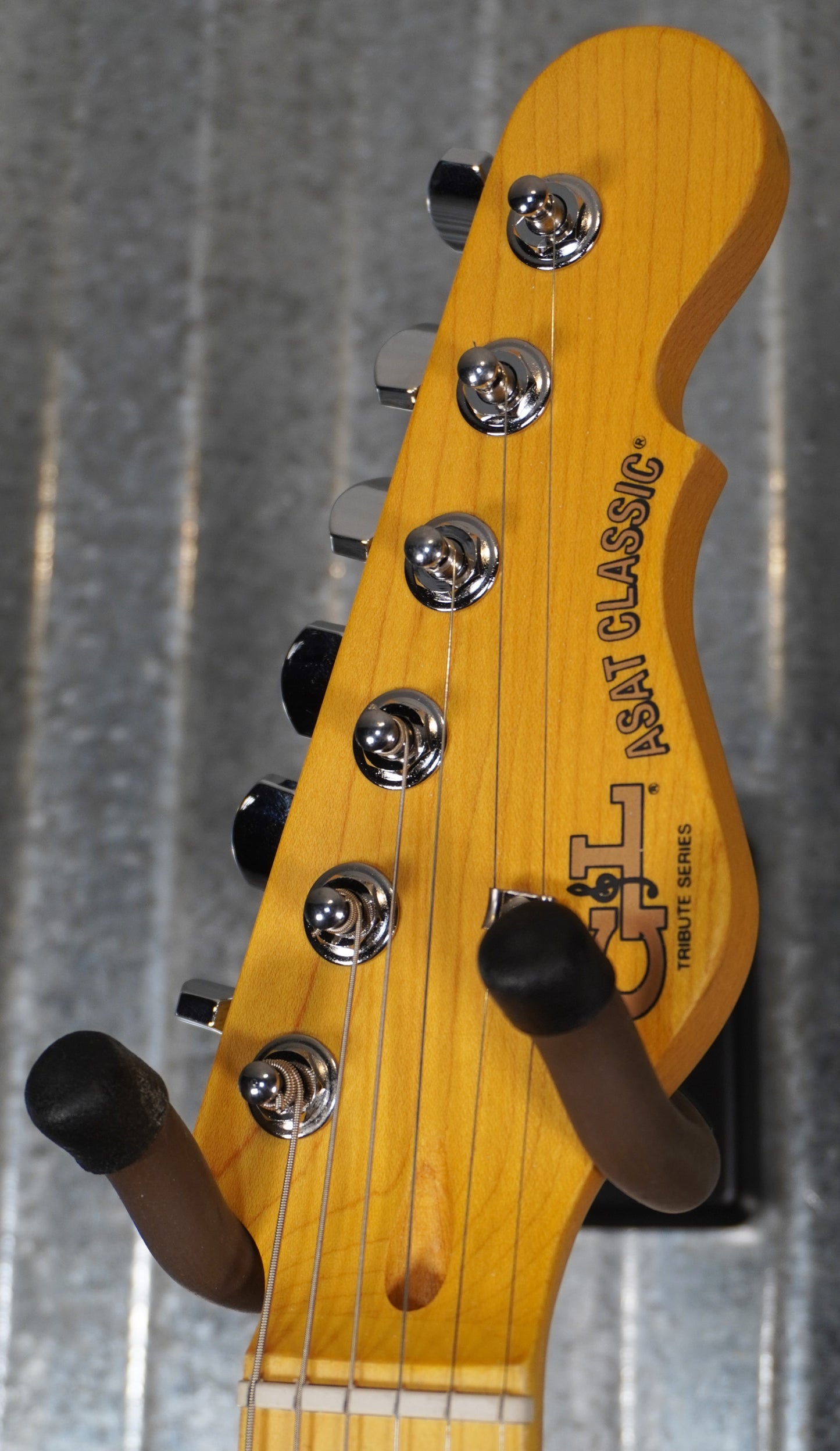 G&L Tribute ASAT Classic Bluesboy Clear Orange Semi Hollow Guitar #0435