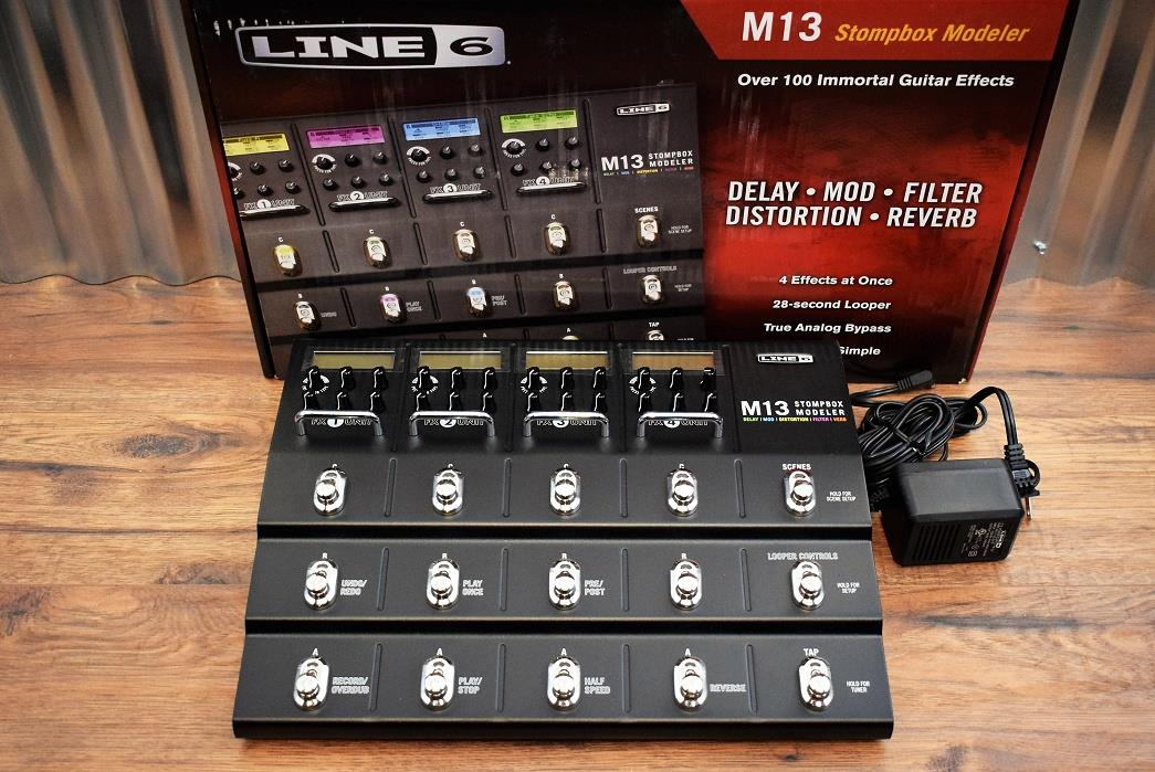 Line 6 M13 Stompbox Modeler Guitar Multi Effect Processor Pedal