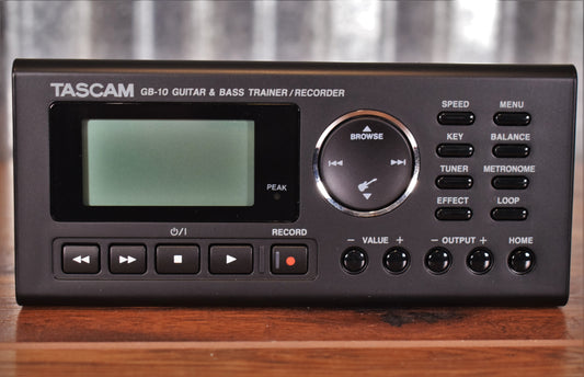 Tascam GB-10 Guitar Bass Trainer Recorder Tuner Metronome Looper