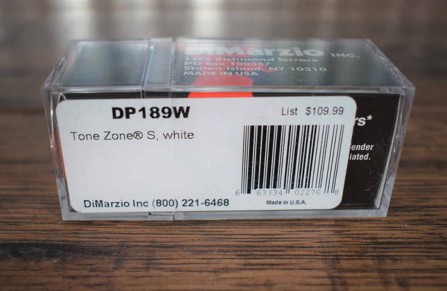 DiMarzio DP189 Tone Zone S Hum Canceling Strat Guitar Pickup DP189W White