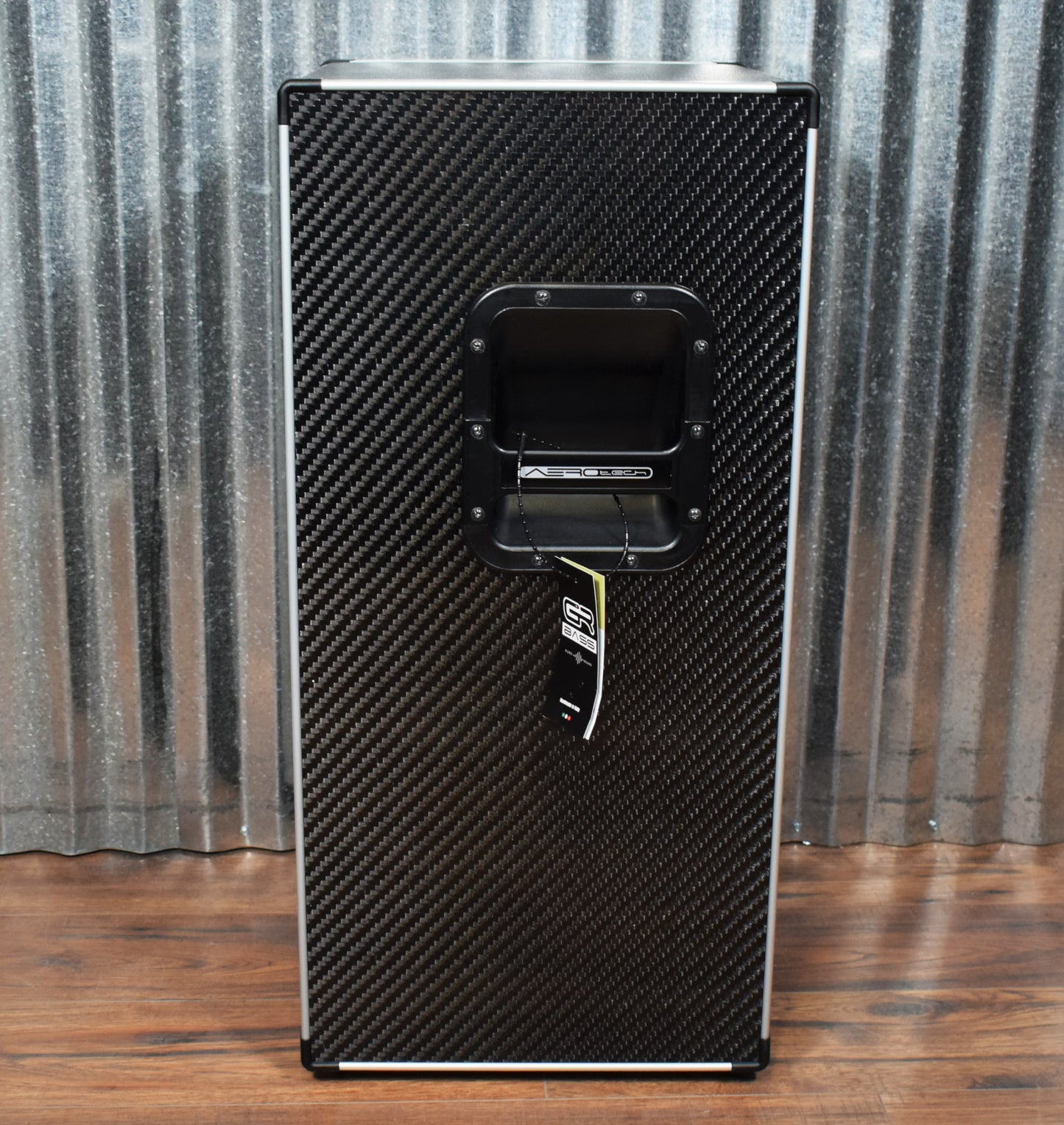GR Bass AT212Slim 2x12" AeroTech Carbon Fiber Featherweight Bass Amplifier Speaker Cabinet Black 4 Ohm