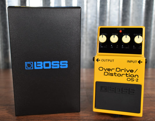 Boss OS-2 Overdrive Distortion Guitar Effect Pedal