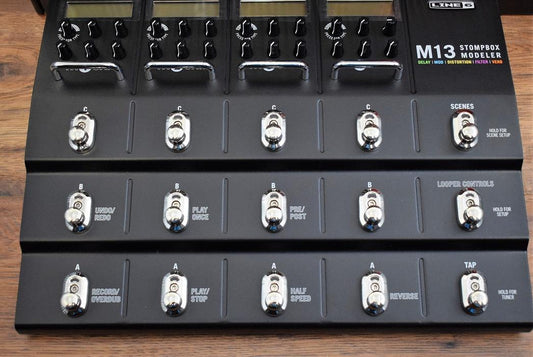 Line 6 M13 Stompbox Modeler Guitar Multi Effect Processor Pedal