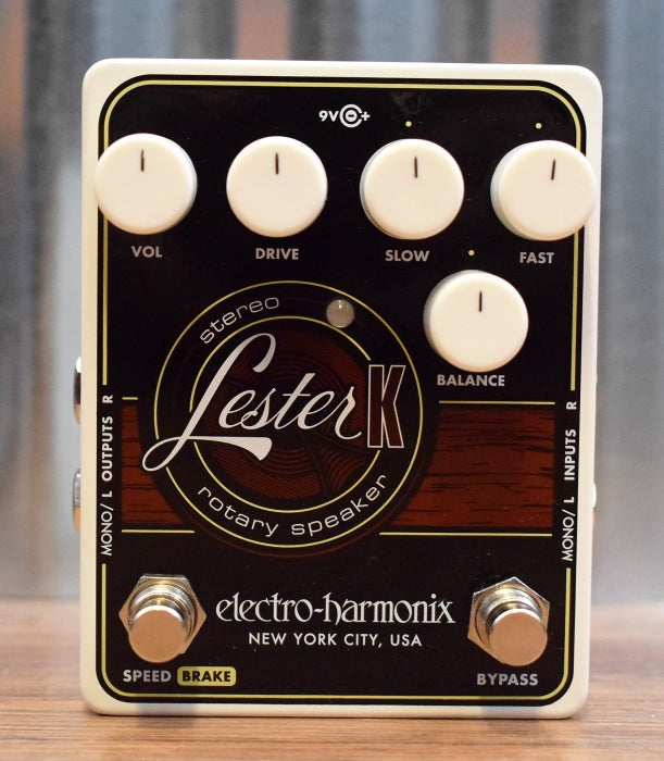 Electro-Harmonix EHX Lester K Rotary Speaker Emulator Guitar Effect Pedal
