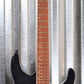 ESP LTD M-200FM See Thru Black Flame Top Guitar LM200FMSTBLK #0472