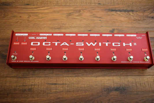 Carl Martin Octa-Swtich MK II Guitar Effect Pedalboard Pedal Switcher