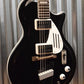 Supro Americana 1575JB Black Holiday Jet Black Semi Hollow Guitar & Gig Bag #736