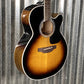 Takamine P6NC NEX Cutaway Acoustic Electric Guitar  Brown Sunburst & Case Japan #0816 Used