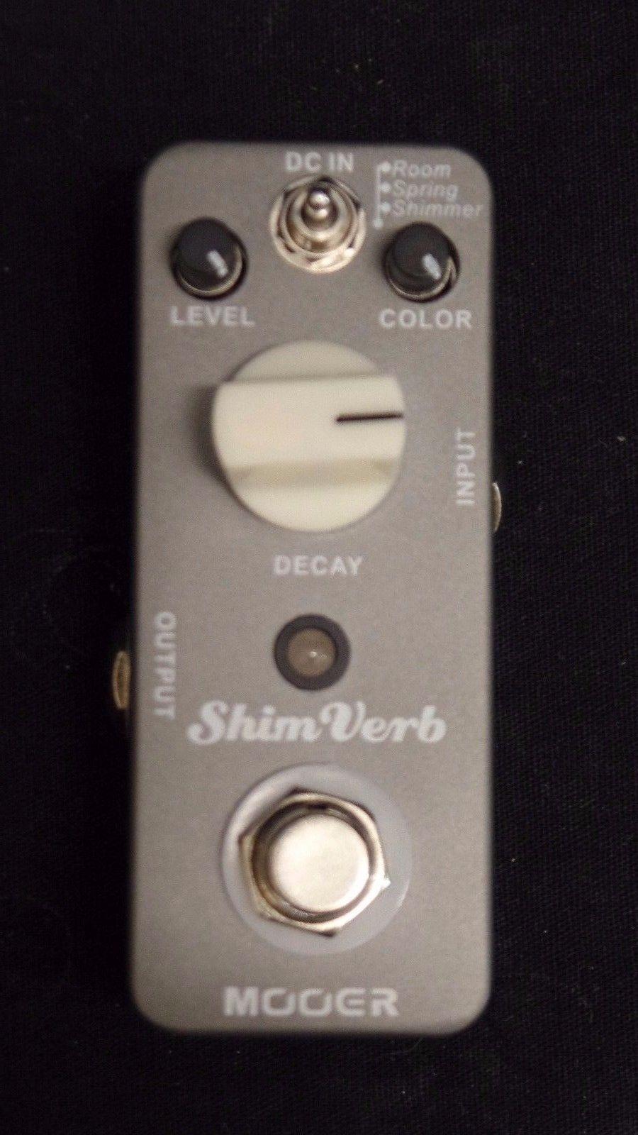 Mooer Audio Shimverb Digital Reverb Electric Guitar Effects FX Pedal *