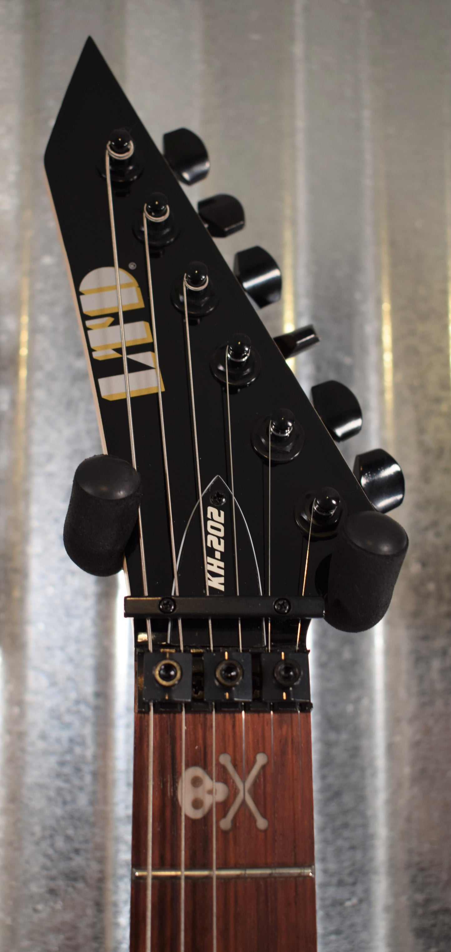 ESP LTD KH-202 Kirk Hammett Signature Gloss Black Guitar KH202 #0375