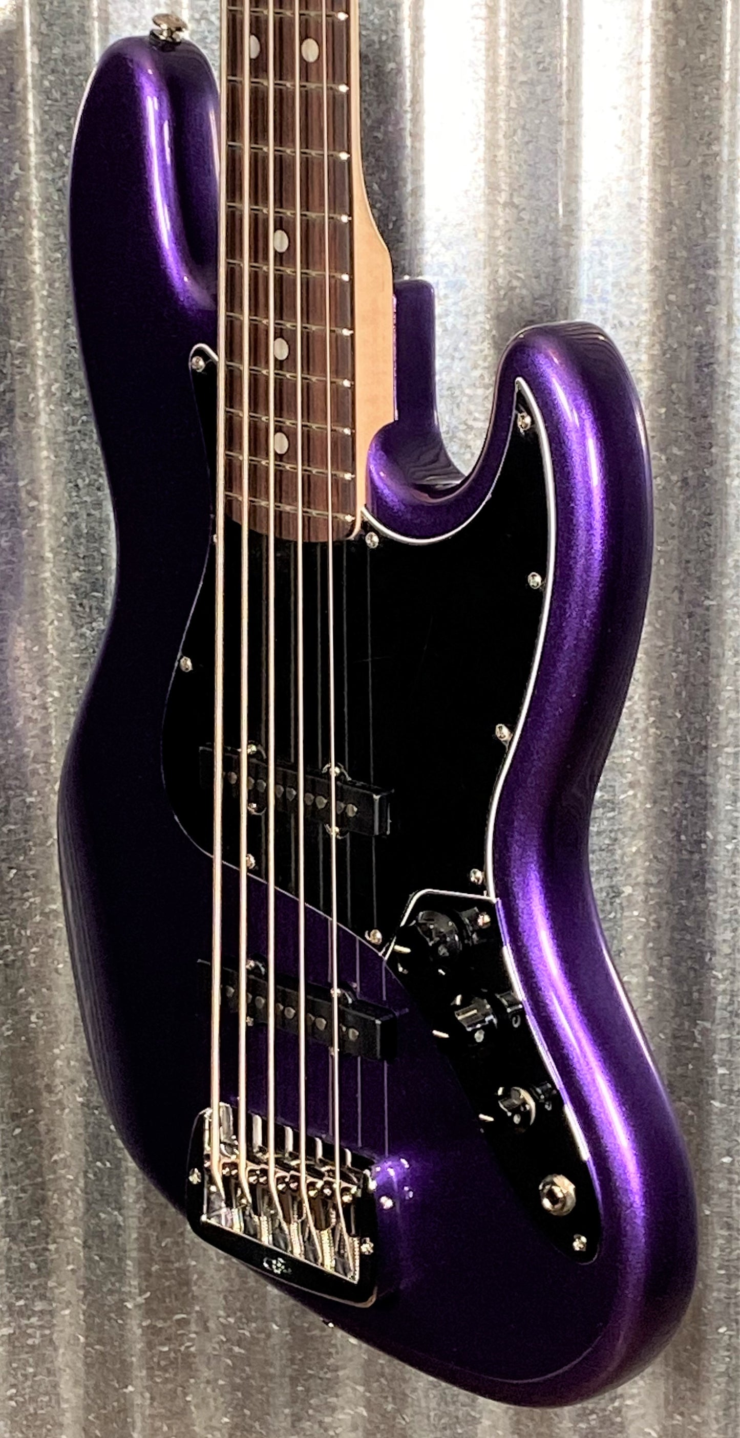 G&L USA JB5 Royal Purple 5 String Bass & Case JB-5 #7083
