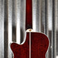 Takamine TSP158C See Thru Red Thinline Acoustic Electric Guitar & Case TSP158CSTR #0247 Used