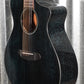 Breedlove Rainforest S Concert Midnight Blue CE Mahogany Acoustic Electric Guitar #2173