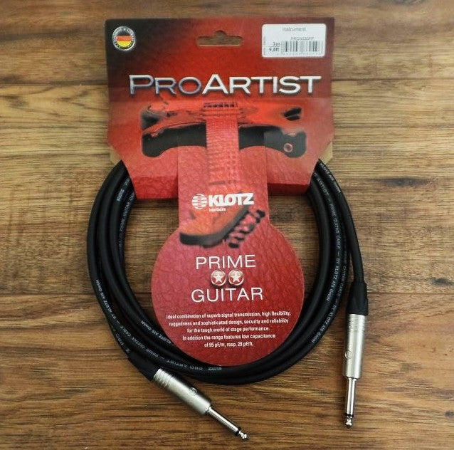 Klotz KLO-PRONO ProArtist Series Instrument Cable Str/Str 10 FT