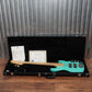 G&L USA CLF L-2500 Turquoise 5 String Bass & Case #9047