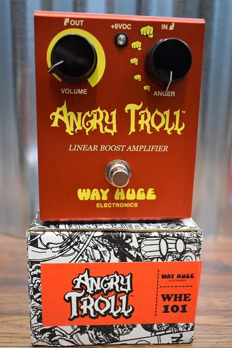 Dunlop Way Huge Electronics WHE101 Angry Troll Boost Guitar Effect Pedal