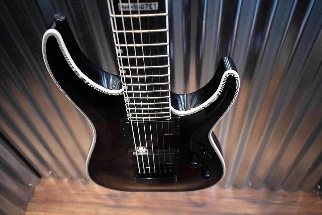ESP LTD MH-1007 Evertune Bridge  7 String Gloss Black EMG Guitar #429 Demo