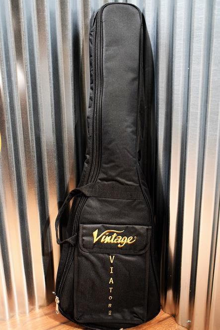 Vintage Viaten Paul Brett 4 String Tenor Acoustic Guitar & Bag VTE800N #3283