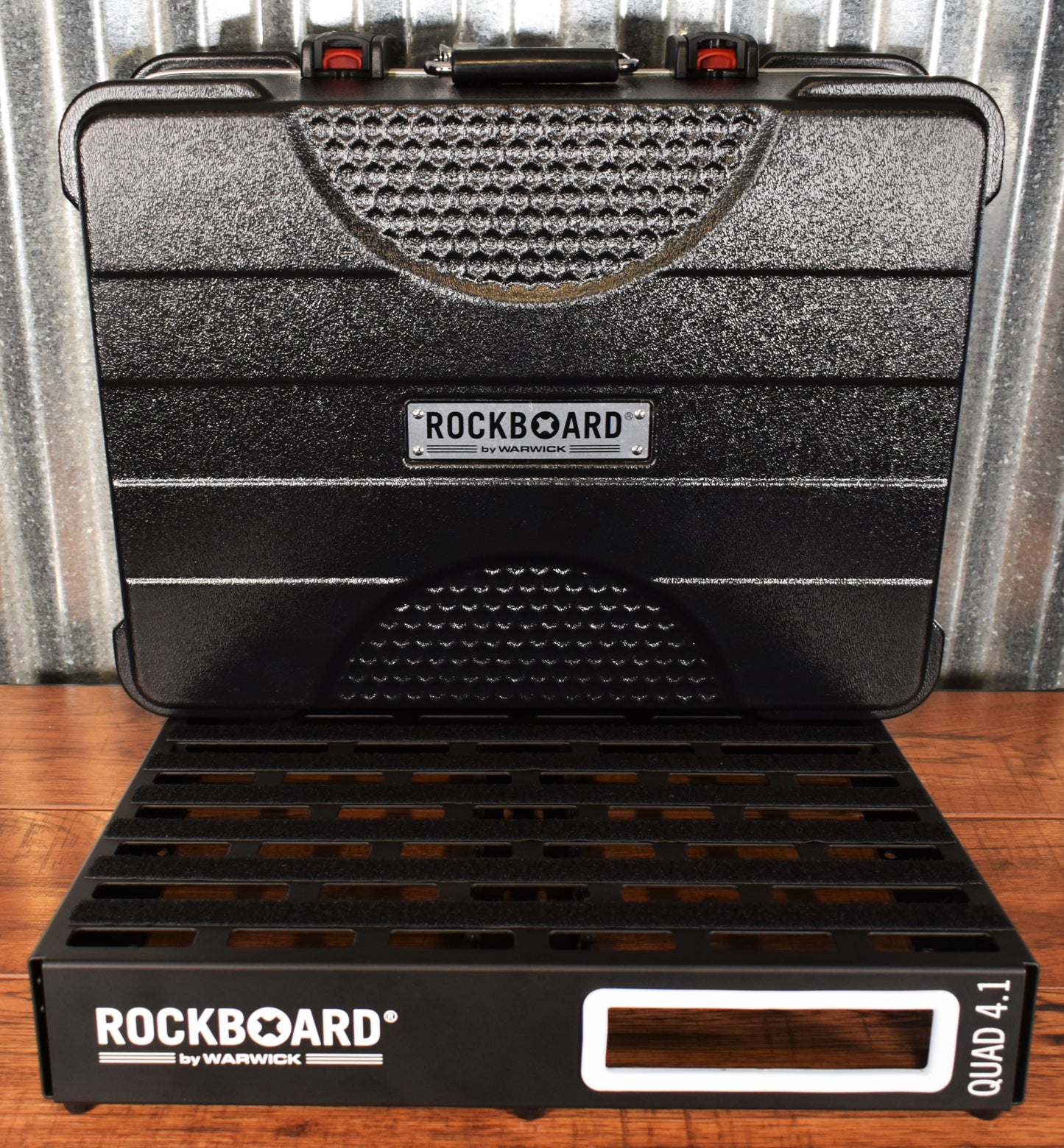 Warwick Rockboard Quad 4.1 A Guitar Effect Pedalboard & ABS Case Demo