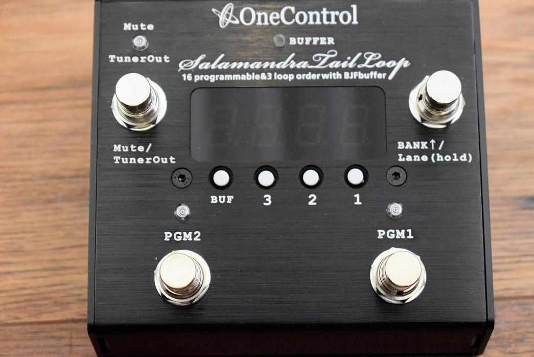 One Control Salamandra Tail Loop Programmable Effect Loop Switcher BJF  Buffer Demo