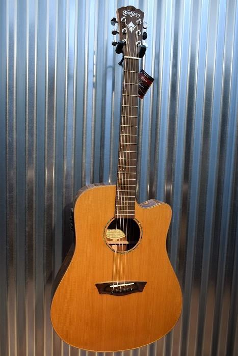 Washburn WD160SWCE Timber Ridge Solid Woods Acoustic Electric Guitar #276