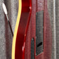 Hamer Archtop Flame Dark Cherry Wilkinson Tremolo Guitar SATFW-DCB #1099