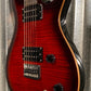 PRS Paul Reed Smith SE 277 Fire Red Burst Baritone Guitar & Bag #8347