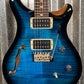 PRS Paul Reed Smith USA CE24 Semi Hollow Blue Matteo Black Wrap Guitar & Bag #3946 Demo