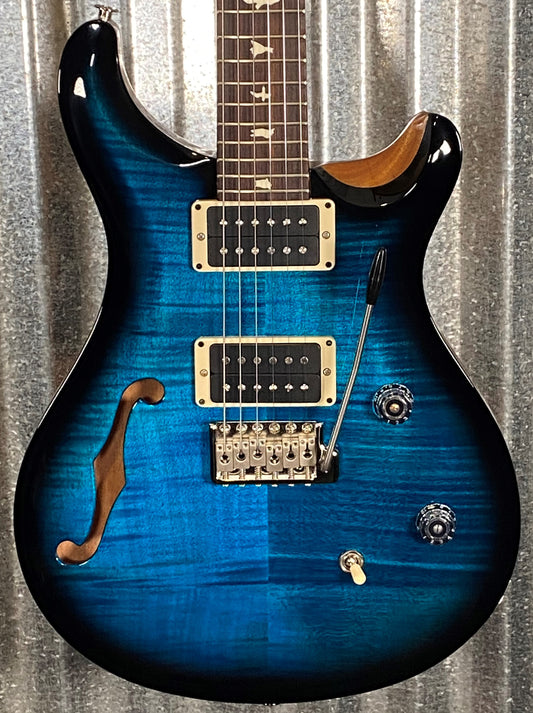 PRS Paul Reed Smith USA CE24 Semi Hollow Blue Matteo Black Wrap Guitar & Bag #3946 Demo