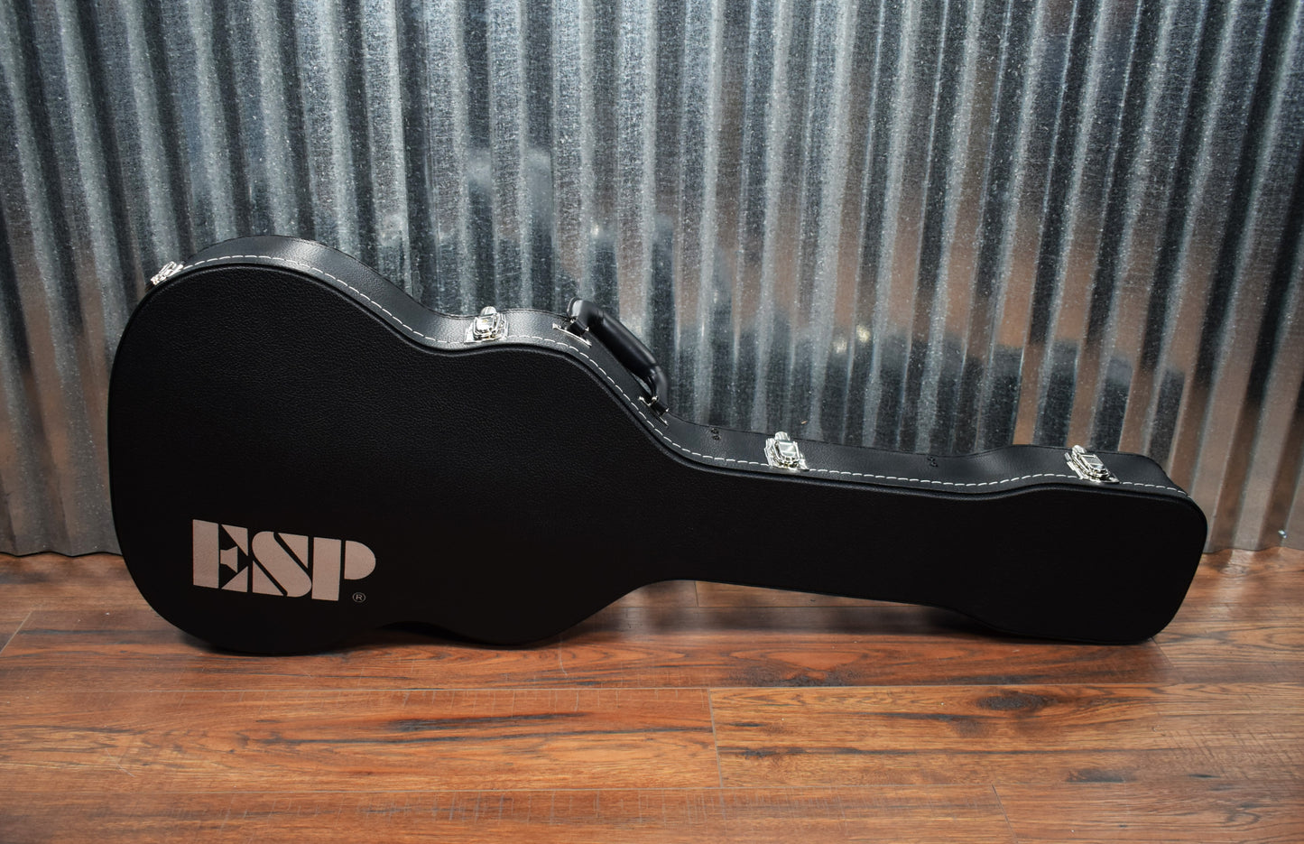 ESP LTD TL-6 Thinline Acoustic Electric Guitar Black LTL6BLK & Case #1541