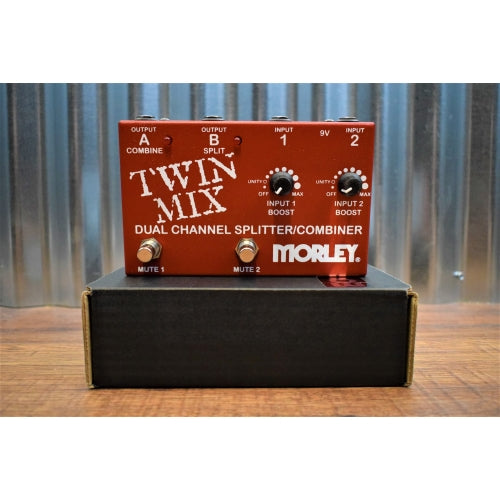 Morley Twin Mix Dual Channel ABY Switcher Splitter Combiner Guitar Effect Pedal