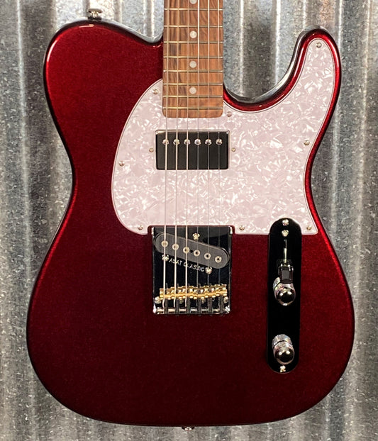 G&L USA 2023 Custom ASAT Classic Bluesboy Ruby Red Metallic Guitar & Bag #1201 Used