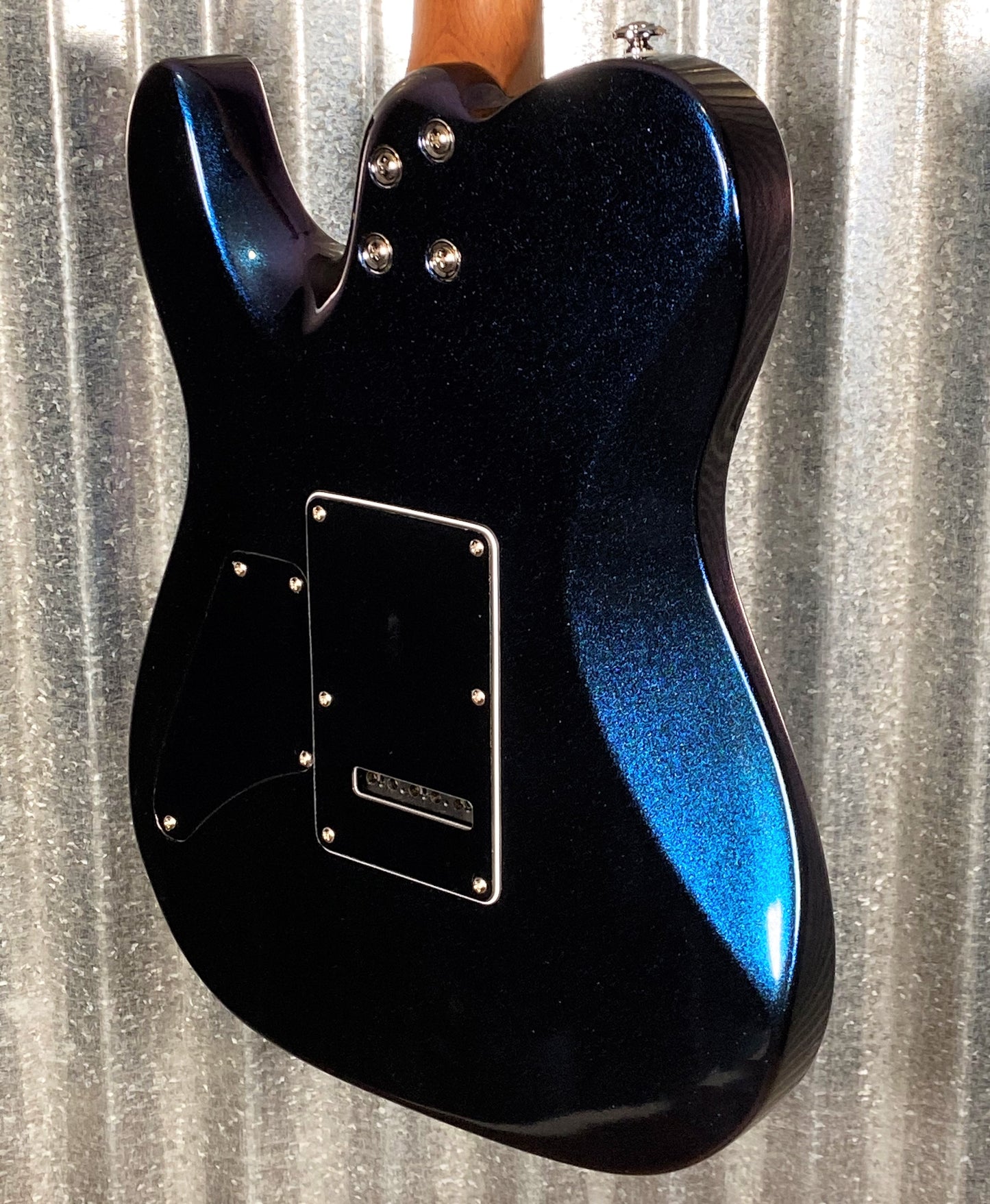 Musi Virgo Fusion Telecaster Deluxe Tremolo Indigo Blue Guitar #0045 Used