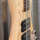 Warwick Rockbass Corvette $$ Double Buck Trans Satin Natural Active 5 String Bass & Bag #7820