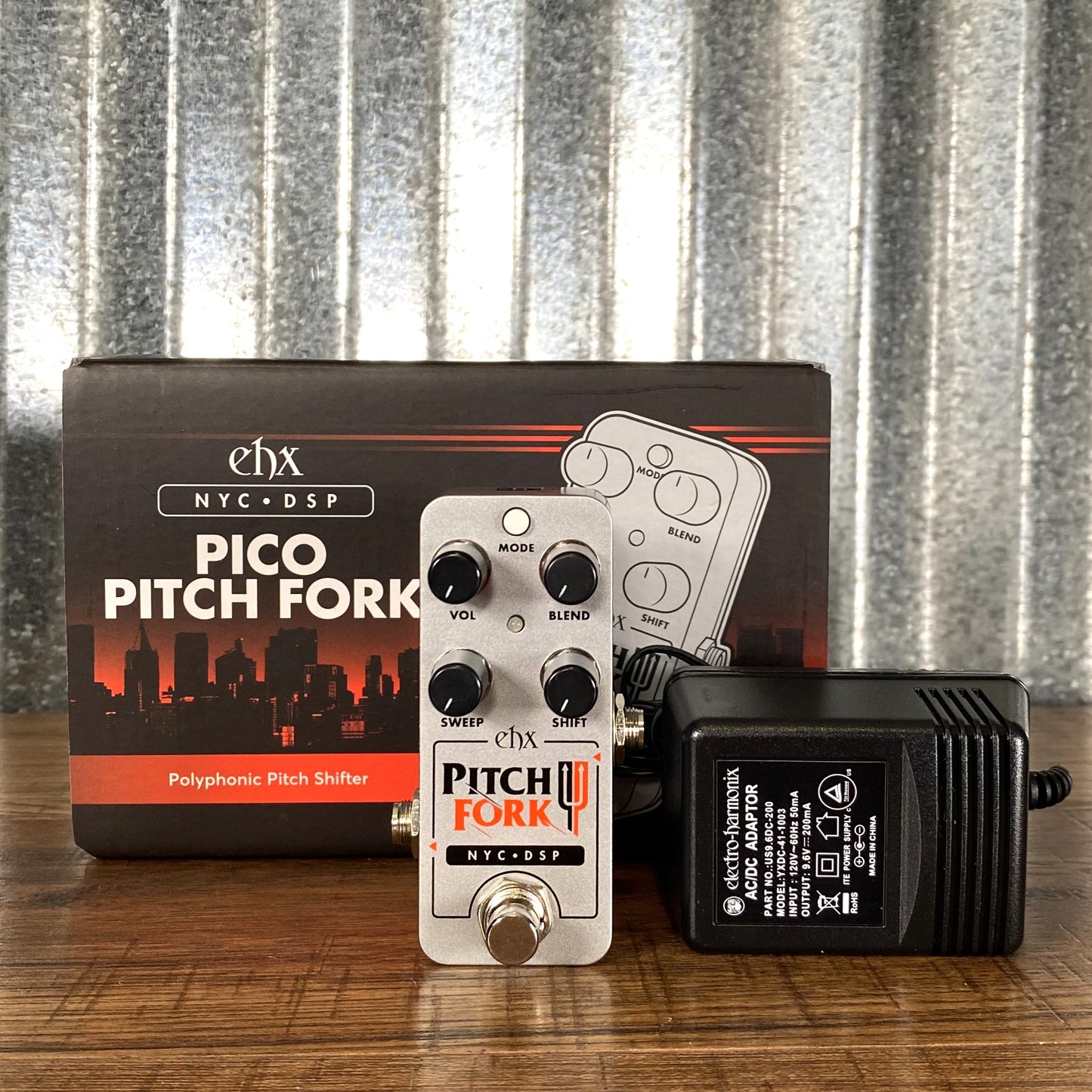 ehx pitch fork expression pedal Electro Harmonix Pico Pitch Fork Pitch Shifter Pedal