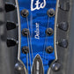 ESP LTD EC-1000 Piezo Bridge  Quilt Top See Thru Blue Guitar & Bag EC1000PIEZOQMSTB #1150