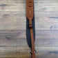 LM Products BB-3 BR 3.5" Ballglove Leather Guitar Strap in Brown