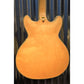 Washburn HB35NK Semi Hollow Electric Guitar Natural Flame Top & Hard Case #009