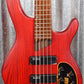 Cort Artisan B5 Plus AS RM 5 String Bass Roasted Neck Open Pore Burgundy Blem #7578