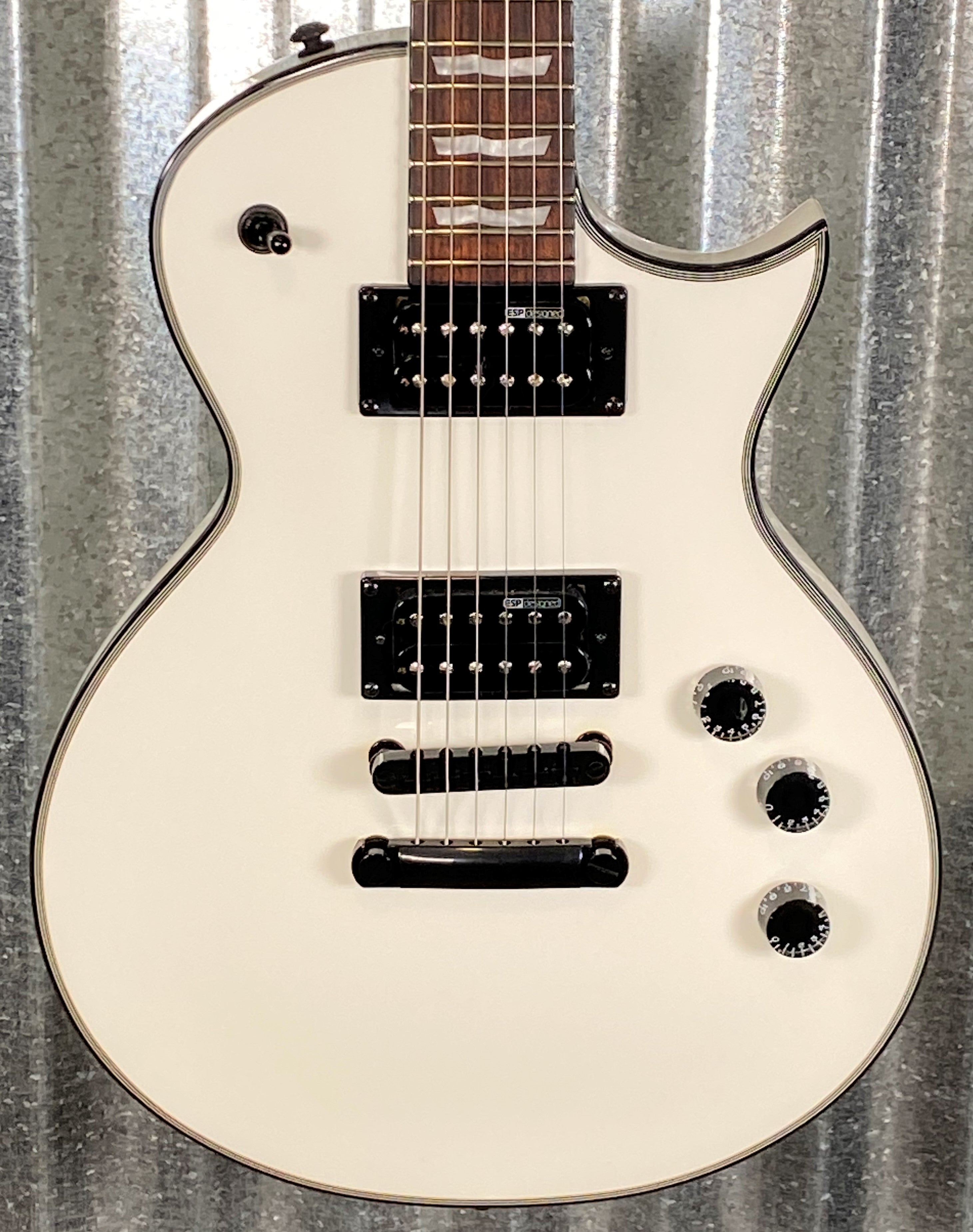 ESP LTD EC-256 Eclipse Snow White Guitar LEC256SW #0582 Used ...