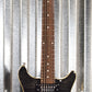 Hamer Archtop Flame Trans Black Double Cut Electric Guitar SATF-TBK #0925