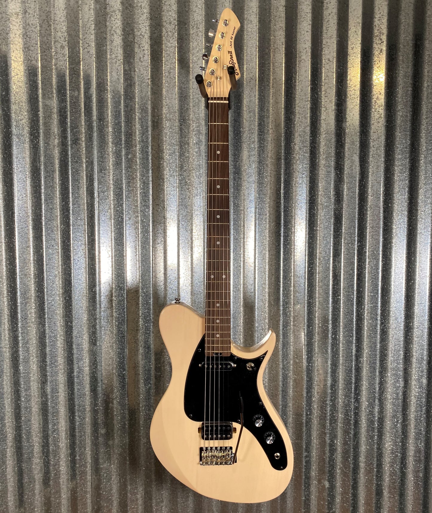 ARIA Pro II JET-BTONE-SVW Baritone Guitar See Through Vintage White #8906