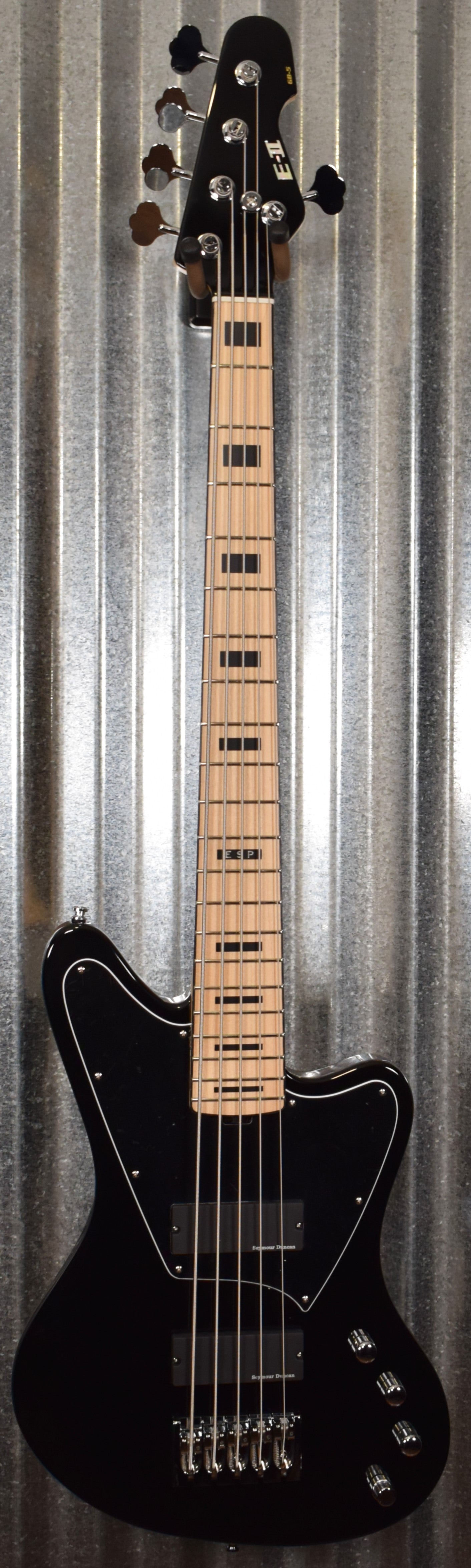 ESP E-II GB-5 5 String Bass Black Seymour Duncan & Case Japan #ES0845193