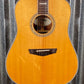 D'Angelico Premier Lexington Dreadnought E Vintage Natural Acoustic Electric Guitar #3939