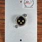 RapcoHorizon SP-1DFN XLR Single Gang Wall Plate with 1 Neutrik NC3FD-L-1 Connector Aluminum