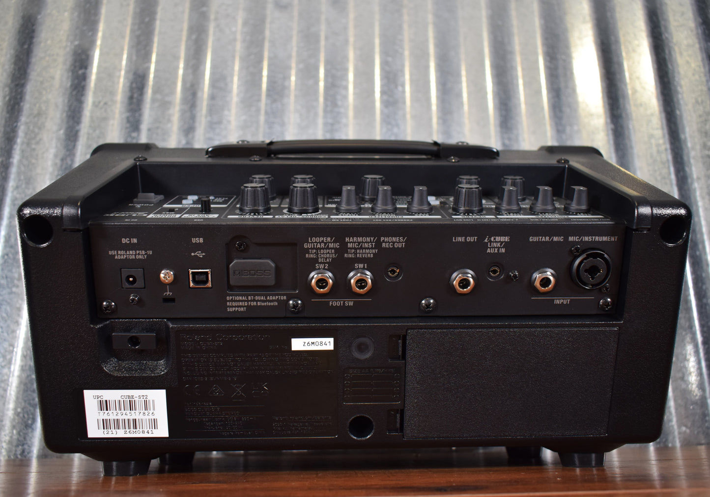 Boss CUBE Street II 10 Watt 2x6.5" Battery Powered Guitar Combo Amplifier CUBE-ST2 Black